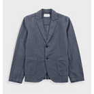 Folk Cotton Linen Blazer Charcoal - Steranko Clothing Manchester