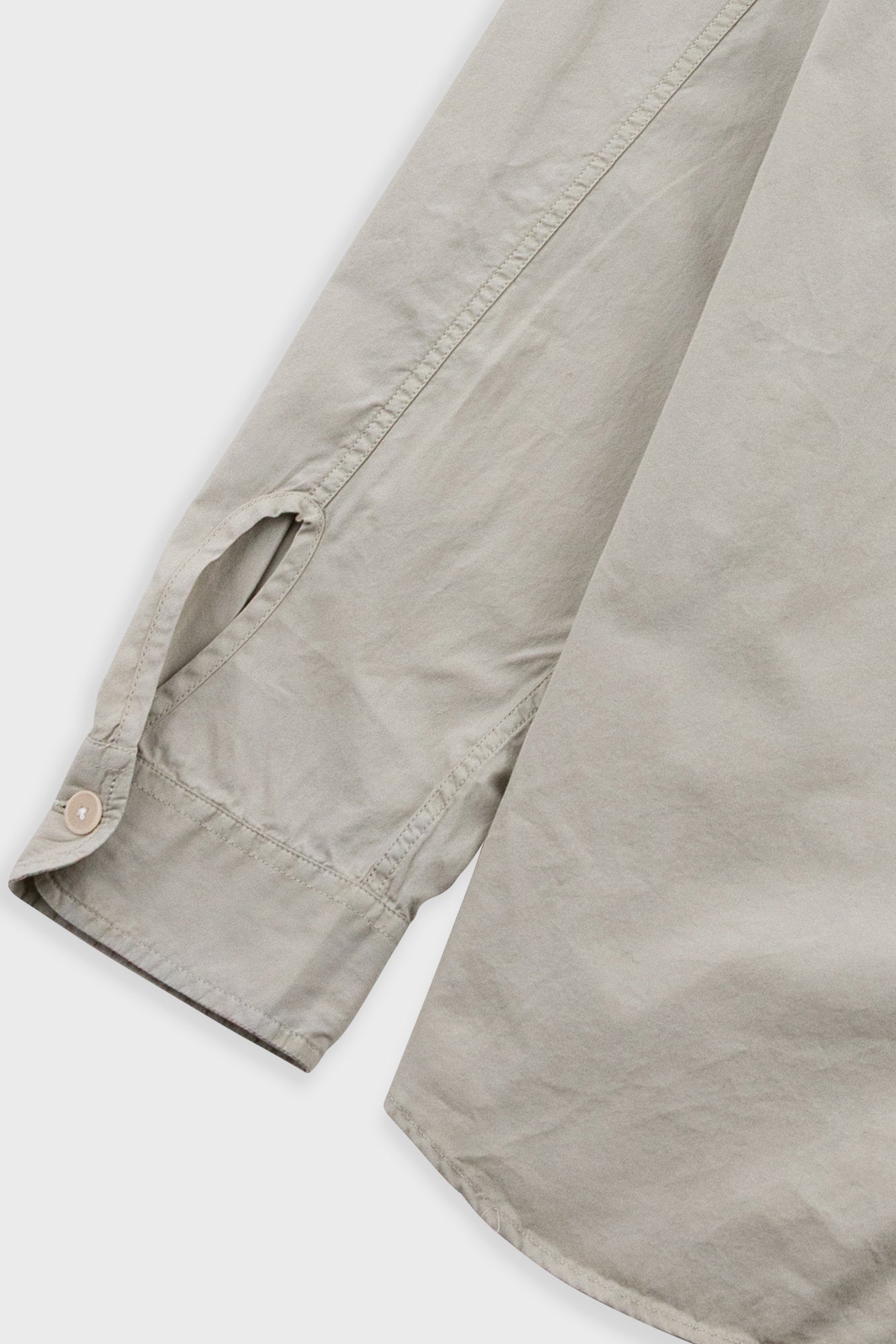 Folk Curve Shirt Silver Sage - Steranko Clothing Manchester