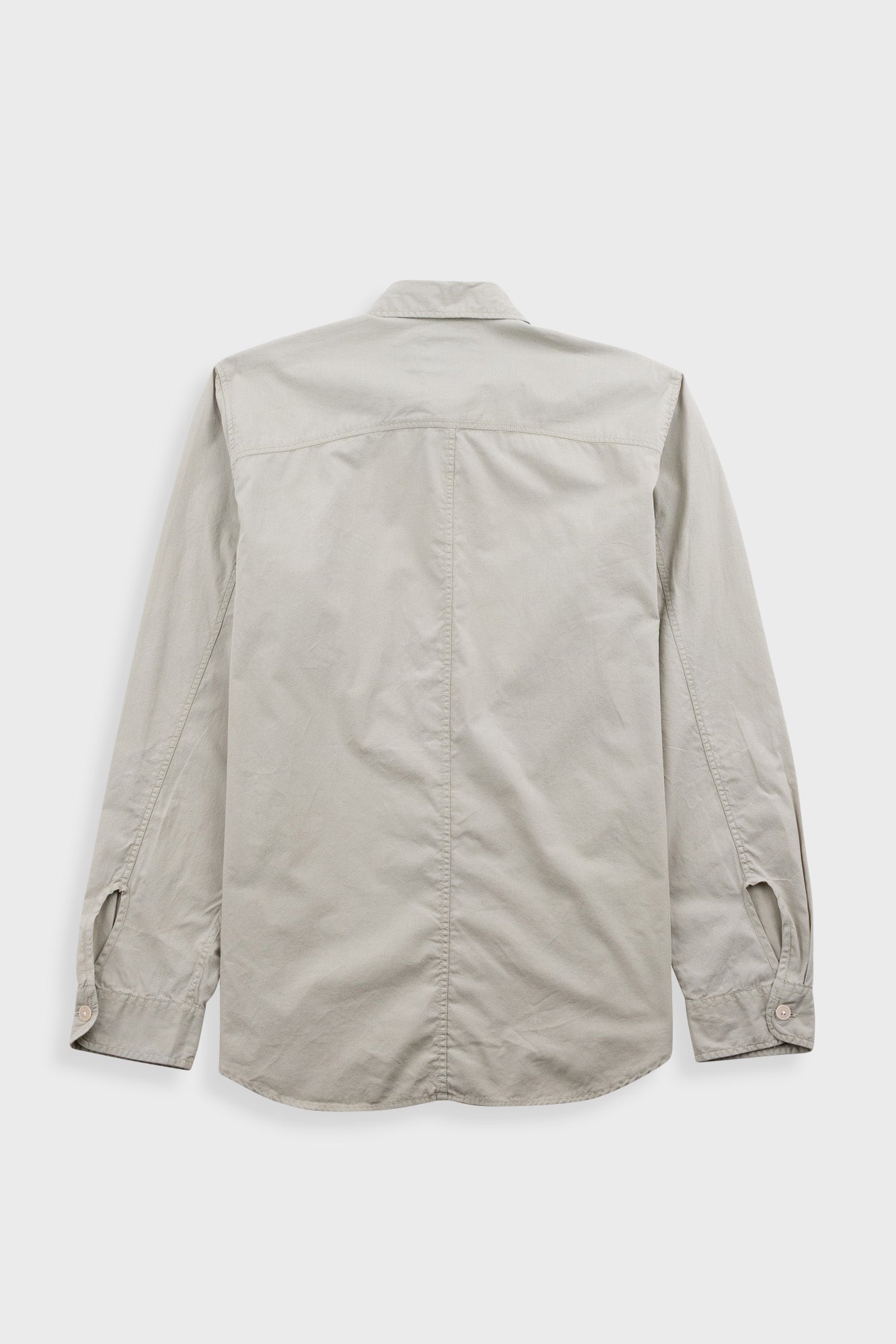 Folk Curve Shirt Silver Sage - Steranko Clothing Manchester