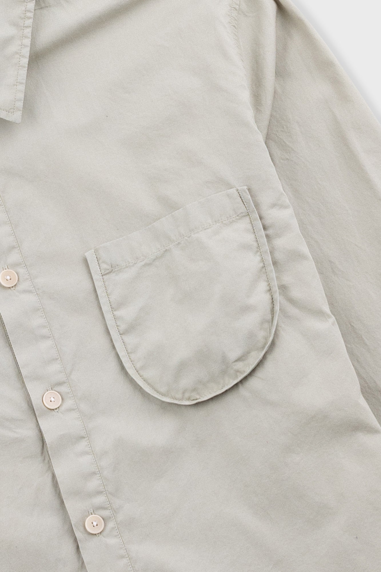 Folk Curve Shirt Silver Sage - Steranko Clothing Manchester