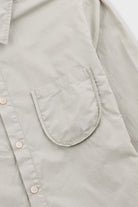 Folk Curve Shirt Silver Sage - Steranko Clothing Manchester