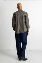 Folk Direction Babycord L/S Shirt Dark Sage - Steranko Clothing Manchester