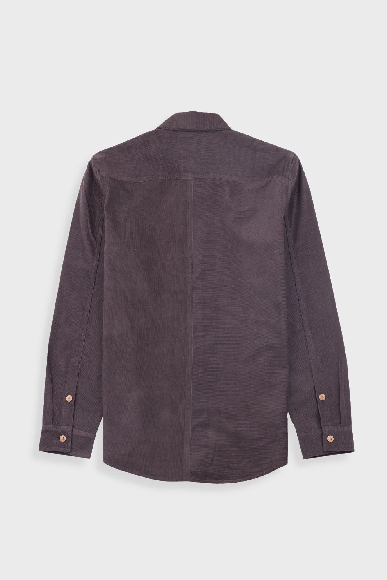 Folk Direction Babycord Shirt Black Grape - Steranko Clothing Manchester