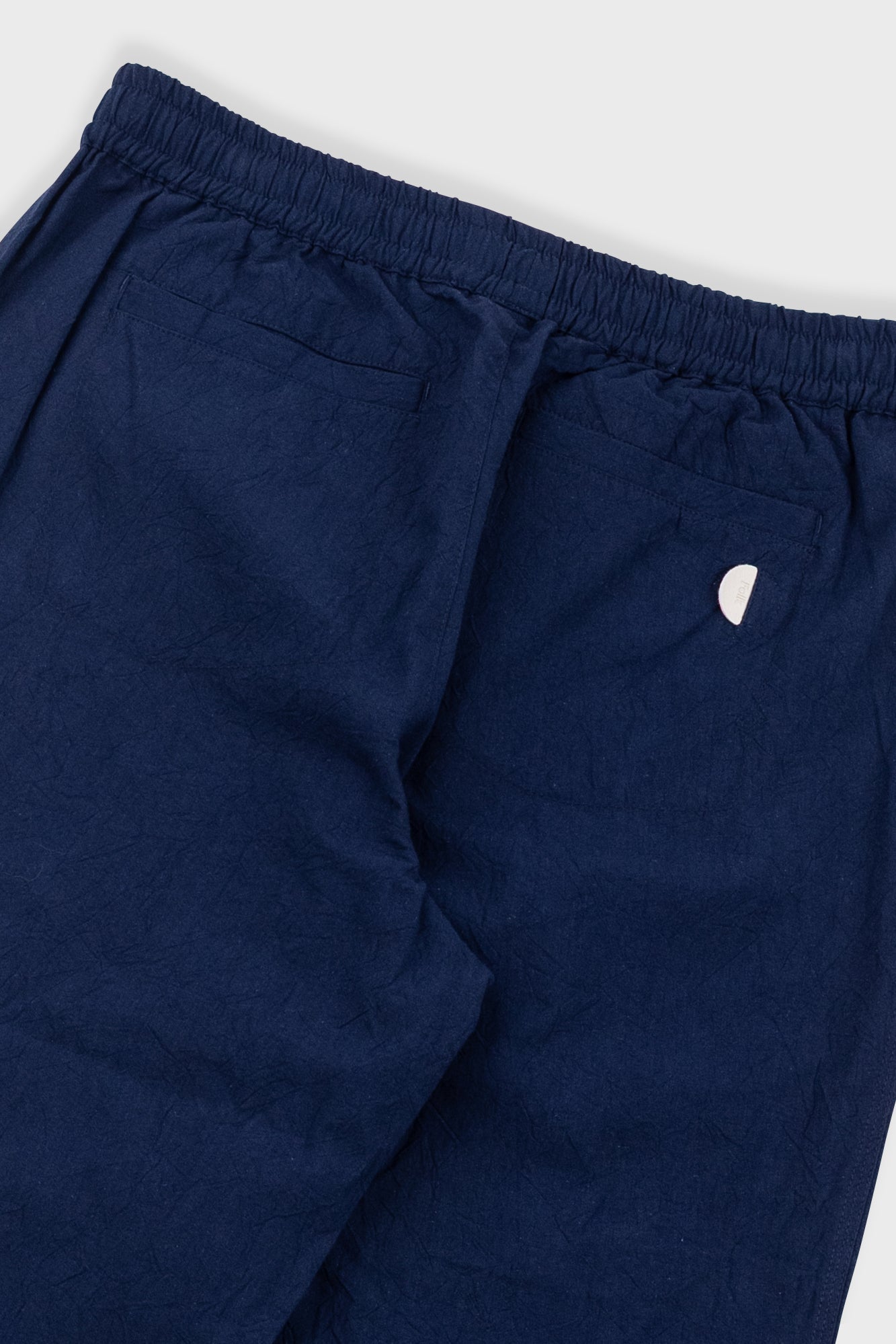 Folk Drawcord Assembly Pant Dark Navy Cotton / Linen - Steranko Clothing Manchester