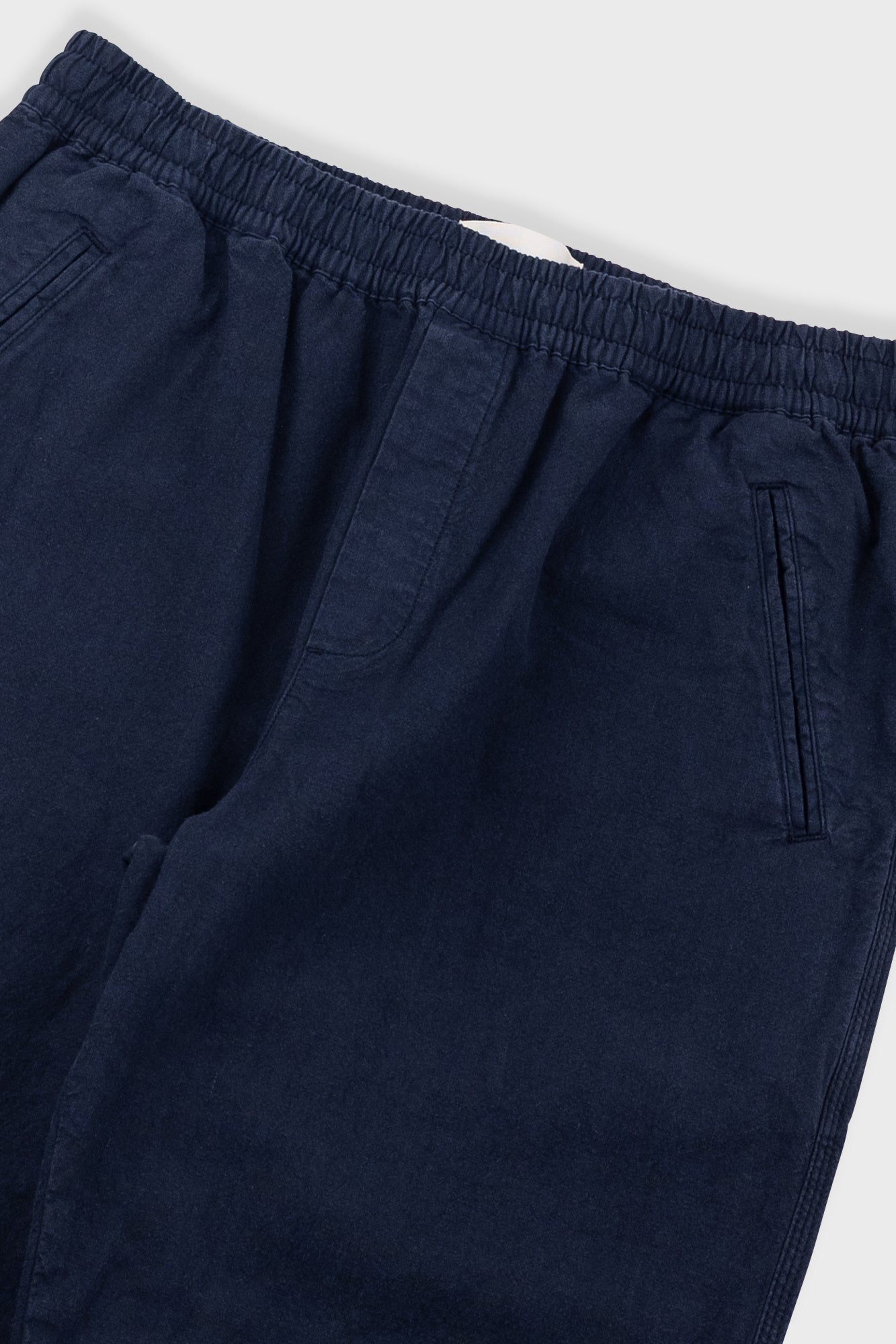 Folk Drawcord Assembly Pant Dark Navy Cotton / Linen - Steranko Clothing Manchester