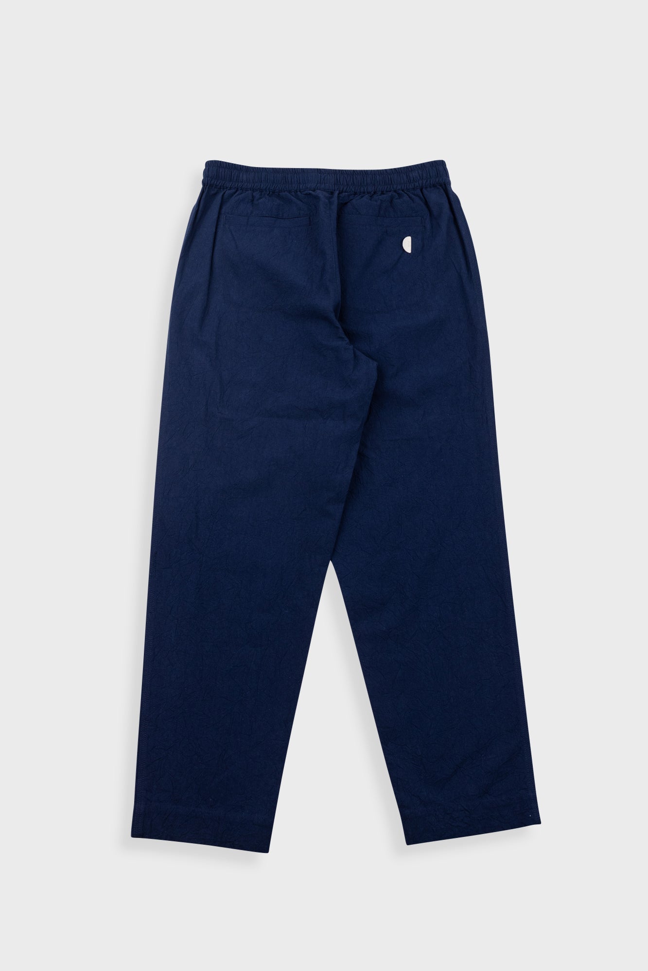 Folk Drawcord Assembly Pant Dark Navy Cotton / Linen - Steranko Clothing Manchester