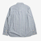 Folk Easy Fit Shirt Indigo Crinkle Mini Check - Steranko Clothing Manchester