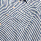 Folk Easy Fit Shirt Indigo Crinkle Mini Check - Steranko Clothing Manchester