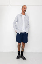 Folk Easy Fit Shirt Soft Blue Mini Check - Steranko Clothing Manchester