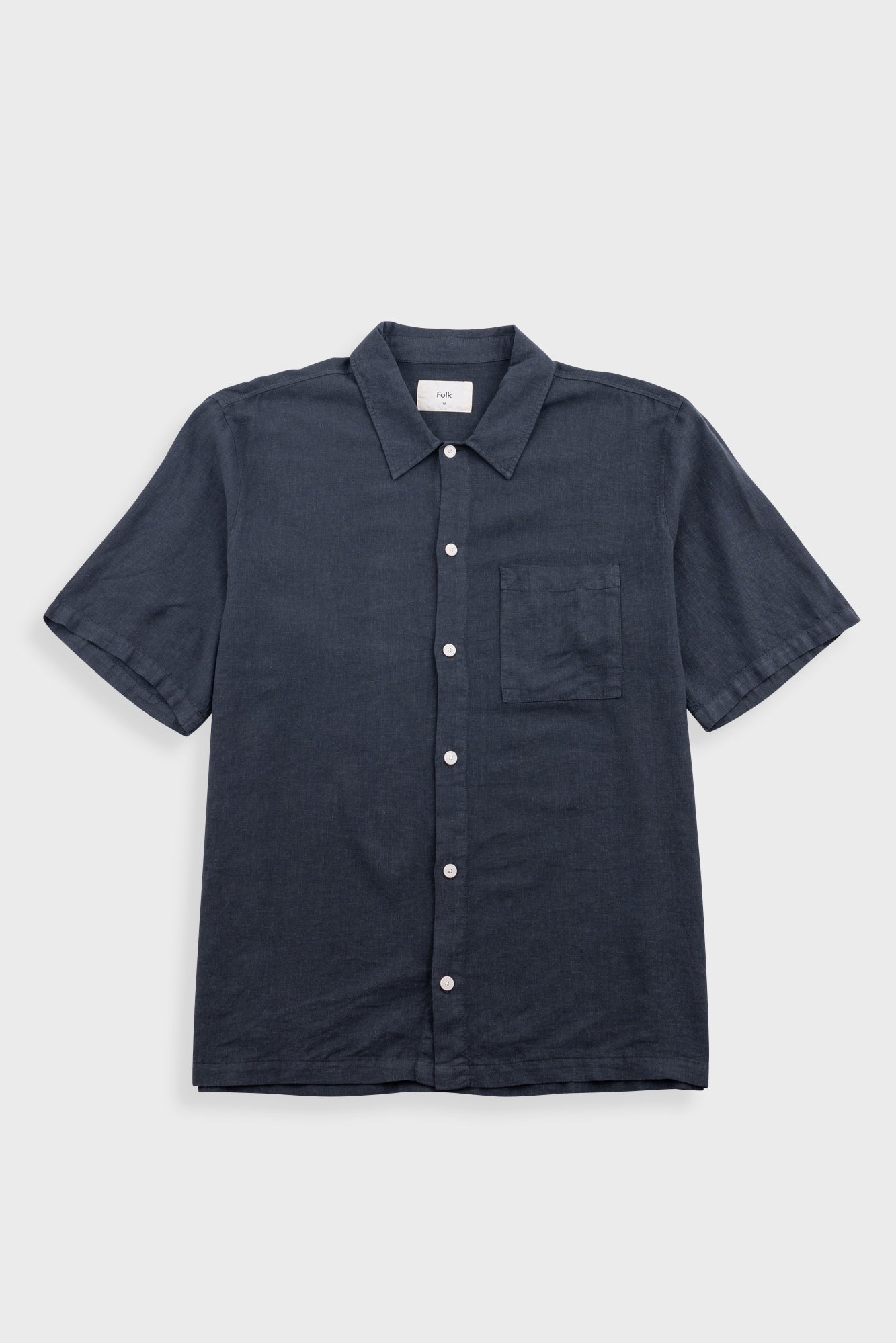 Folk Gabe Shirt Soft Black - Steranko Clothing Manchester