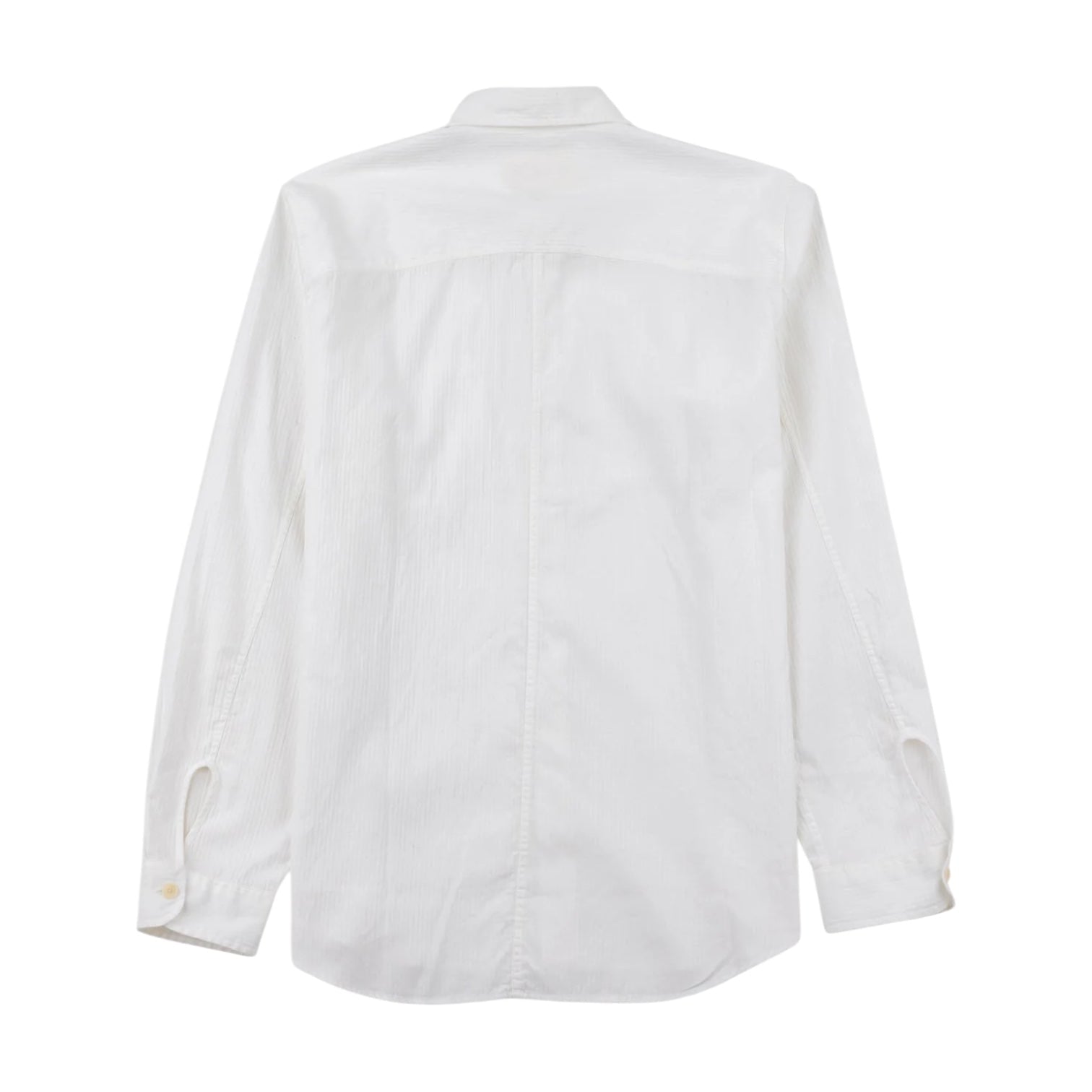 Folk Herringbone Curve Shirt Off-White - Steranko Clothing Manchester