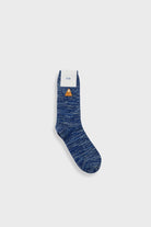 Folk Melange Sock Blue Mix - Steranko Clothing Manchester