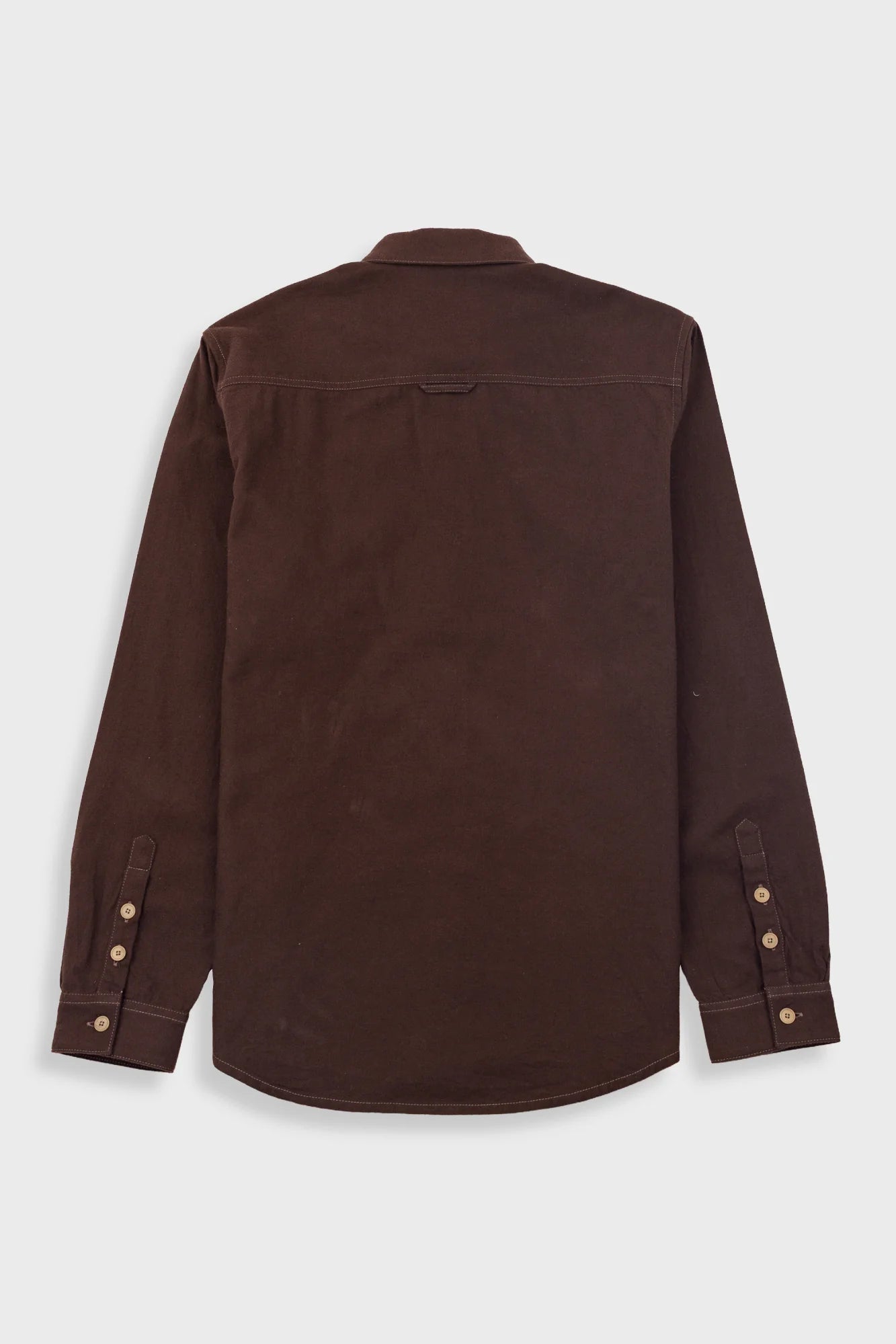 Folk Relaxed Fit Shirt Espresso Flannel - Steranko Clothing Manchester