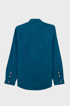 Folk Relaxed Fit Shirt Storm Blue Flannel - Steranko Clothing Manchester