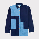 Folk W' Boyfriend Shirt Indigo Patchwork - Steranko Clothing Manchester