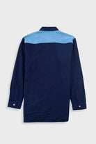 Folk W' Boyfriend Shirt Indigo Patchwork - Steranko Clothing Manchester