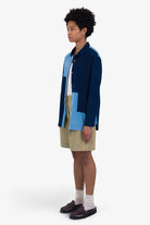 Folk W' Boyfriend Shirt Indigo Patchwork - Steranko Clothing Manchester