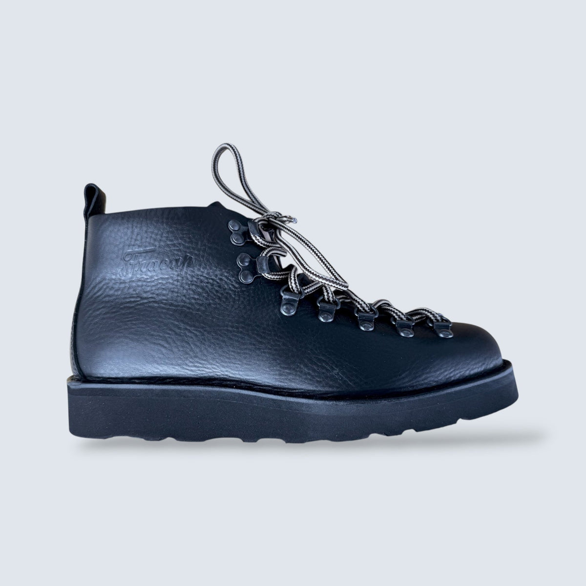 Fracap M120 Toscano Volanato Black / Cristy Black Vibram Sole - Steranko Clothing Manchester