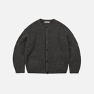 Frizmworks Brushed Wool Round Cardigan Brown - Steranko Clothing Manchester