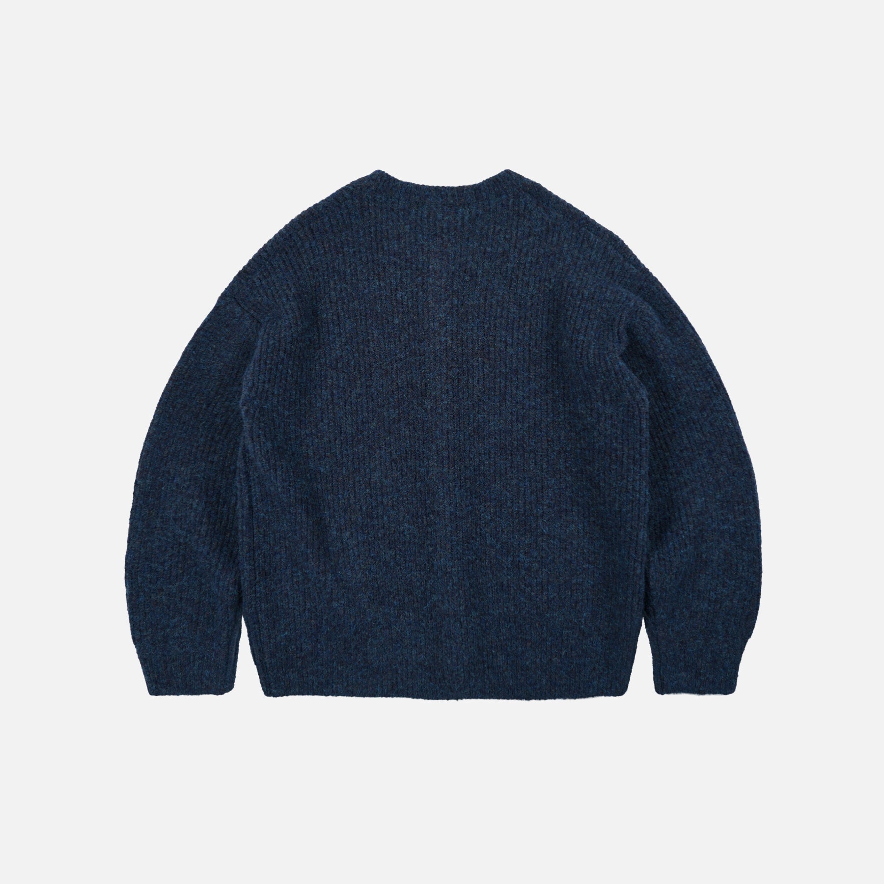 Frizmworks Brushed Wool Round Cardigan Indigo - Steranko Clothing Manchester