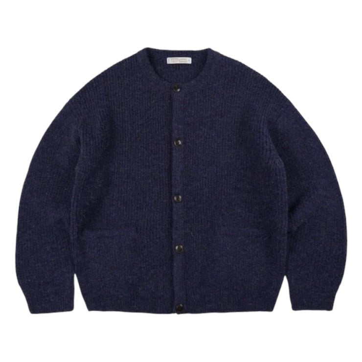 Frizmworks Brushed Wool Round Cardigan Purple - Steranko Clothing Manchester