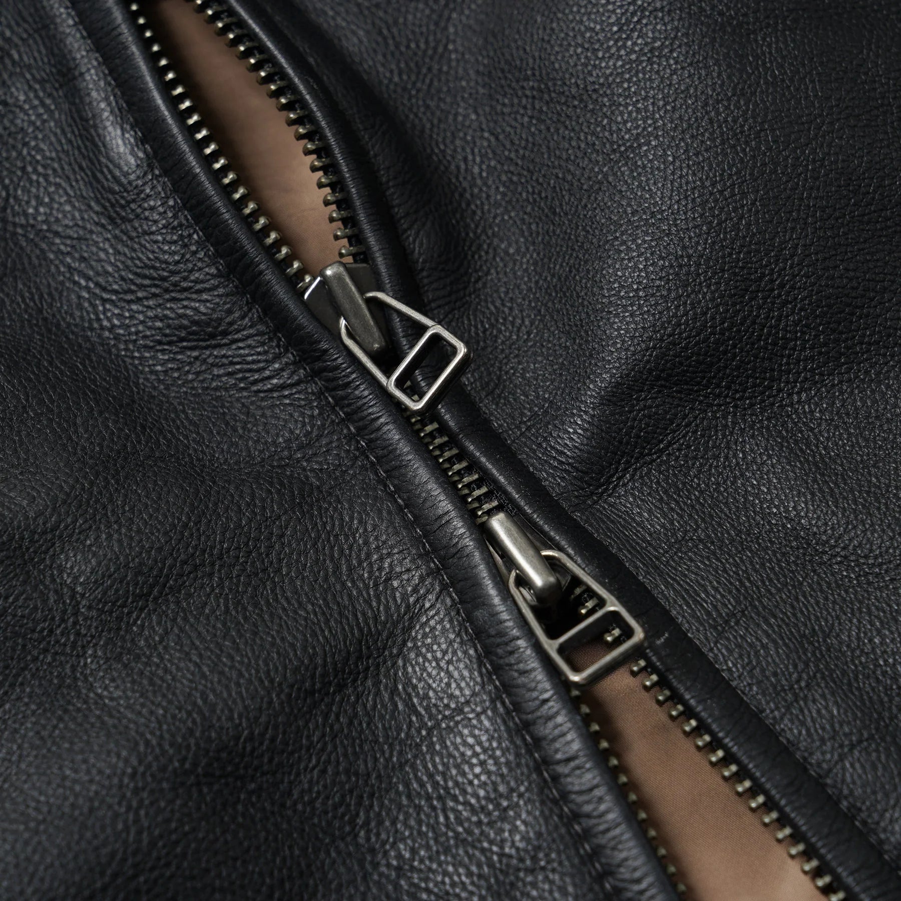 Frizmworks Destroyed Cowhide Leather Jacket Washed Black - Steranko Clothing Manchester