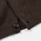Frizmworks Heavy Wool Round Cardigan Chocco Brown - Steranko Clothing Manchester