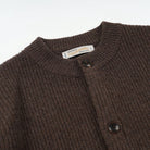Frizmworks Heavy Wool Round Cardigan Chocco Brown - Steranko Clothing Manchester