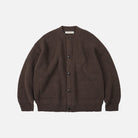 Frizmworks Heavy Wool Round Cardigan Choco Brown - Steranko Clothing Manchester