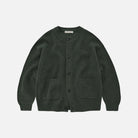 Frizmworks Heavy Wool Round Cardigan Forest Green - Steranko Clothing Manchester