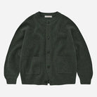 Frizmworks Heavy Wool Round Cardigan Forest Green - Steranko Clothing Manchester