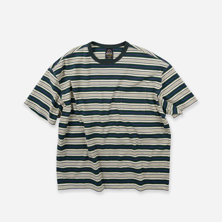 Frizmworks Horizon Stripe Tee Dark Green - Steranko Clothing Manchester