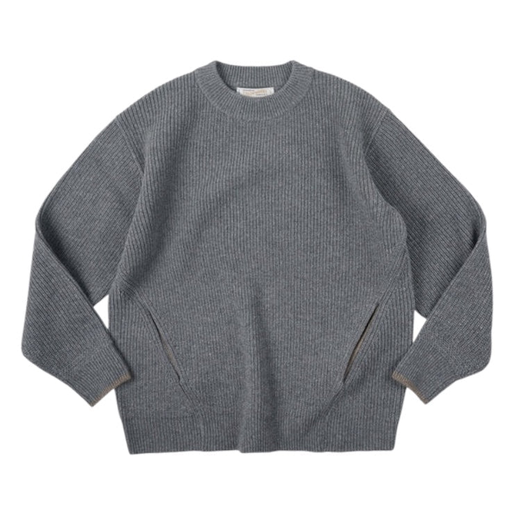 Frizmworks Kangaroo Round Pullover Knit Grey - Steranko Clothing Manchester