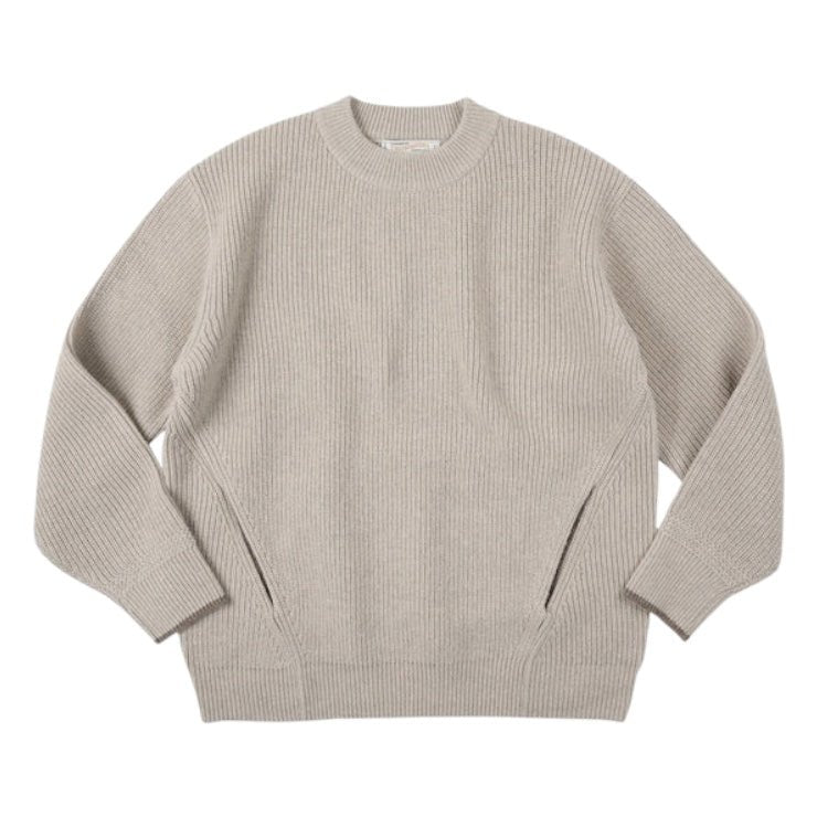 Frizmworks Kangaroo Round Pullover Knit Oatmeal - Steranko Clothing Manchester