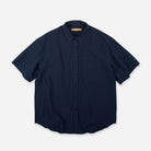 Frizmworks OG Dobby Seersucker Half Shirt Navy - Steranko Clothing Manchester