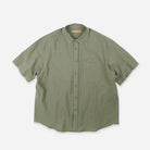 Frizmworks OG Dobby Seersucker Half Shirt Olive - Steranko Clothing Manchester