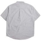 Frizmworks OG Stripe Seersucker Half Shirt Black - Steranko Clothing Manchester