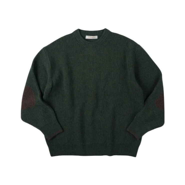 Frizmworks Patch Round Pullover Knit Forest Green - Steranko Clothing Manchester
