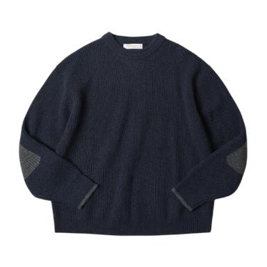 Frizmworks Patch Round Pullover Knit Navy - Steranko Clothing Manchester