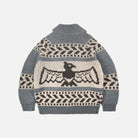 Frizmworks Thunderbird Heavy Cowichan Jacket Grey - Steranko Clothing Manchester