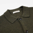 Frizmworks Ultra Heavyweight Collar Cardigan Forest Green - Steranko Clothing Manchester