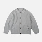 Frizmworks Ultra Heavyweight Collar Cardigan Light Grey - Steranko Clothing Manchester