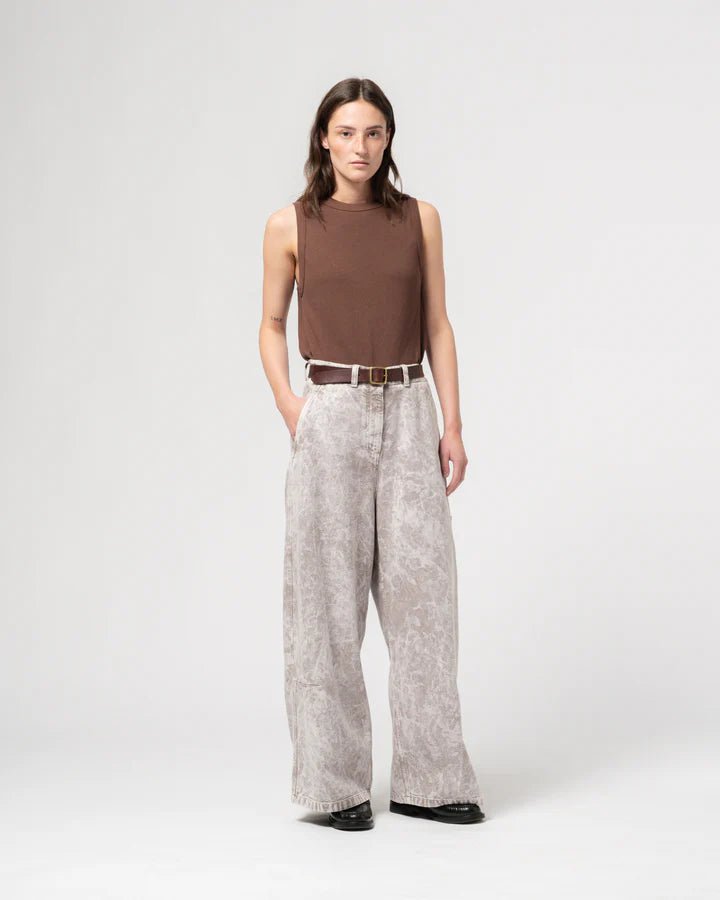 Girls of Dust Atlantide Chino Canvas Trouser Marble - Steranko Clothing Manchester