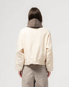 Girls of Dust Neutron Jacket Padded Cotton Ecru - Steranko Clothing Manchester