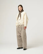 Girls of Dust Neutron Jacket Padded Cotton Ecru - Steranko Clothing Manchester