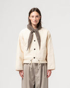 Girls of Dust Neutron Jacket Padded Cotton Ecru - Steranko Clothing Manchester