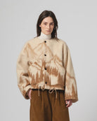 Girls Of Dust Nuclear Jacket Mountain Jacquard Cream / Brown - Steranko Clothing Manchester