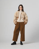 Girls Of Dust Nuclear Jacket Mountain Jacquard Cream / Brown - Steranko Clothing Manchester