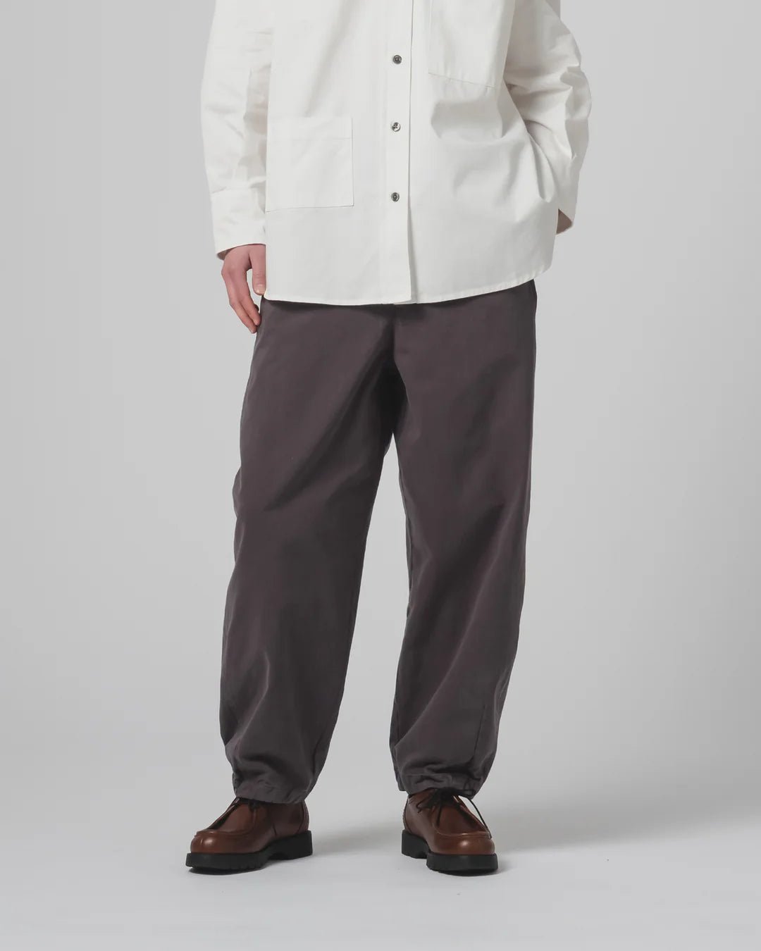 Girls Of Dust Pasha Pants Gabardine Satin Asphalt - Steranko Clothing Manchester