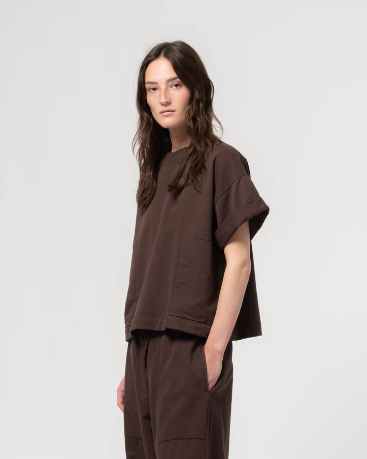 Girls of Dust Physical T-Shirt Twill Jersey Coffee Brown - Steranko Clothing Manchester